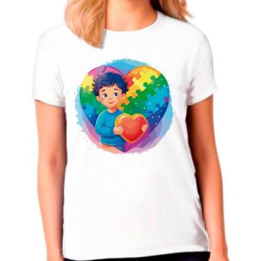Imagem de Camiseta autista autismo moda camisa roupa feminina 02 - DESIGN CAMISE