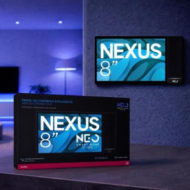 Imagem de Painel Controle Central Inteligente Nexus Connecta 8 Hub Zigbee com Al