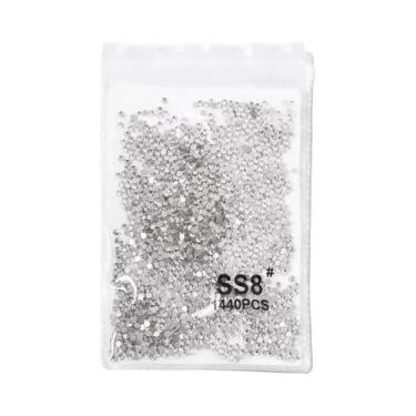 Imagem de Strass De Unha Transparente AB Cristal 144/288/1440pçs SS3-SS50 Base R
