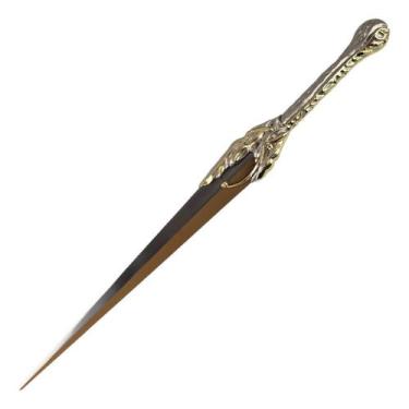 Imagem de Adaga Senhor Dos Anéis Galadriel Haste em Aço Ornamento Decorativo Bri