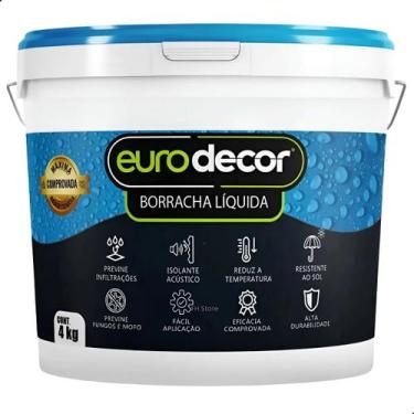Imagem de Eurodecor Borracha Líquida Areia 3,6l 4kg Acetinado Areia Acetinado