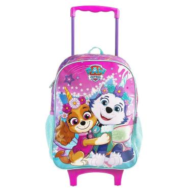 Imagem de Mala Infantil Escolar 16"  Patrulha Canina Skye com Rodas 15250 - Xeryus