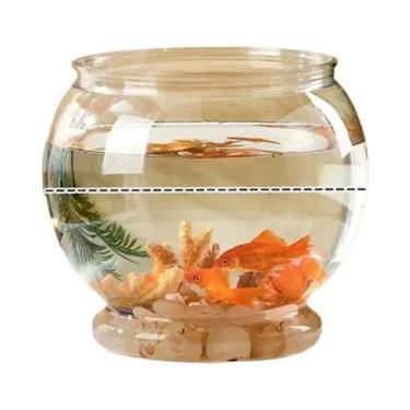 Imagem de Aquário De Vidro Transparente Pequeno E Resistente Para Peixes Betta E