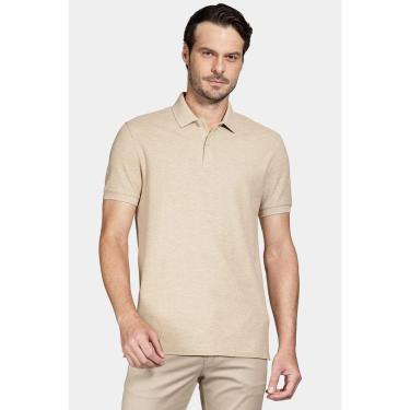 Imagem de Polo Aramis Manga Curta Melange Areia-Masculino