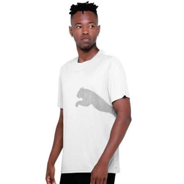 Imagem de Camiseta Puma Tad Big Logo Masculina - Branco M-Masculino