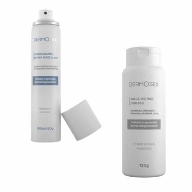 Imagem de Kit Dermosex Desodorante Íntimo Masculino + Talco Íntimo