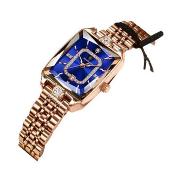 Imagem de Relógio De Quartzo Feminino À Prova D'água Em Aço Inoxidável POEDAGAR,