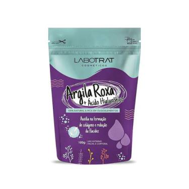 Imagem de Argila roxa com acido hialuronico 100gr - labotrat