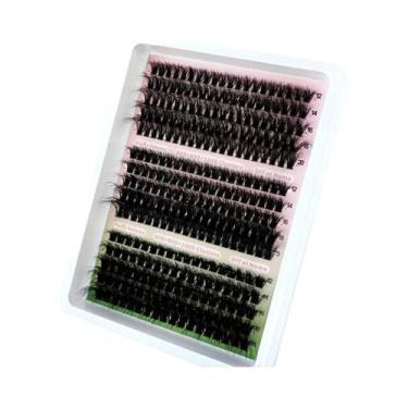 Imagem de Cachos De Cílios Naturais Volumosos E Espessos De 15 Fileiras 60D-160D