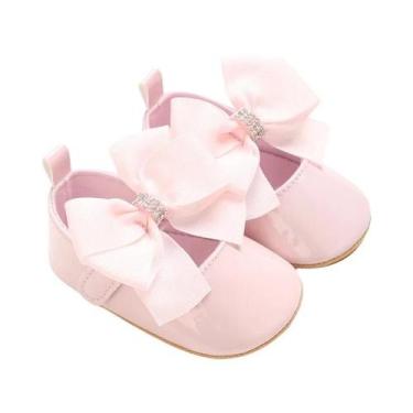 Imagem de Sapatos De Bebê Princesa Primavera Outono Com Laço De Borboleta Em PU 