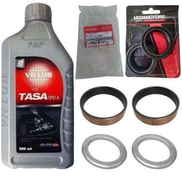 Imagem de Retentor Bengala, Bucha, Arruela, Oleo, Anel Nylon Titan 150 - Vedamot