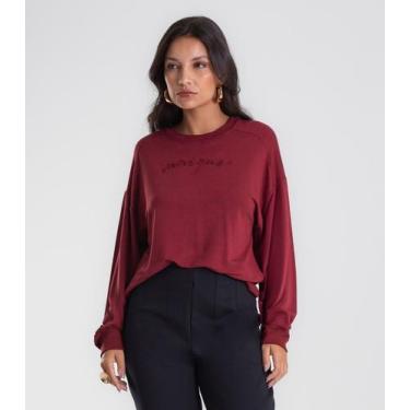 Imagem de Blusão Feminino Molecotton Endless Vermelho, GG, Vermelho