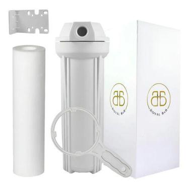 Imagem de Filtro Água Cavalete Royal B & B Azul Polipropileno 9 3/4  50 Micra - 