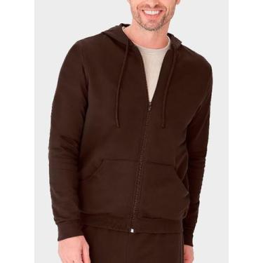 Imagem de Jaqueta Moletom Malwee 1000006668 Masculina Flanelada Algodão T. P/XGG