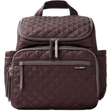 Imagem de Mochila Maternidade Multifuncional c/ trocador Forma Skip Hop Chocolat