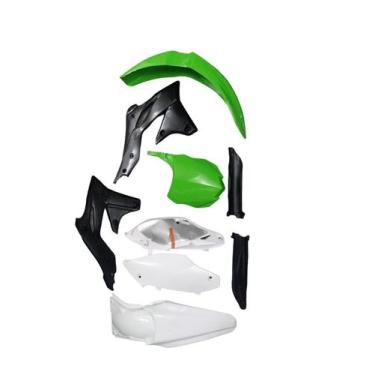 Imagem de Kit Carenagem Plastico Kawasaki KXF 250 ano 13/14 R-Tech - MB LED