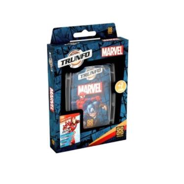 Imagem de Jogo De Cartas Super Trunfo Heróis Marvel 04736 - Grow