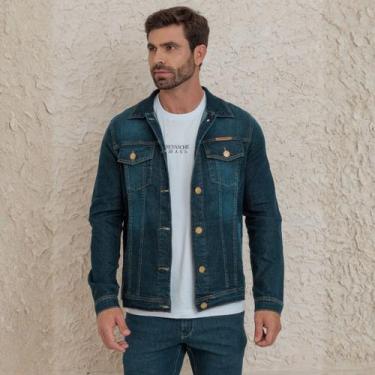 Imagem de Jaqueta Jeans Com Elástano Masculina Revanche Edfu, G