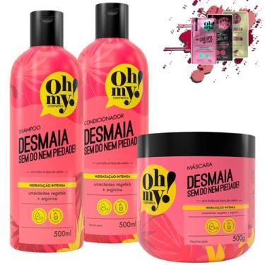 Imagem de Kit Oh My Desmaia Sem Dó E Nem Piedade 500ml 3 Itens - Oh My Cosmetics