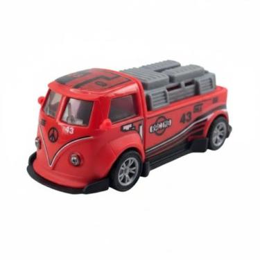Imagem de Carrinho Mini Pull Back Garagem S.A. Turbo Aventura Vermelha Candide