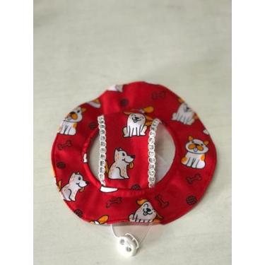 Imagem de Chapéu para cachorro cor vermelho cachorro - VIANYPET, G