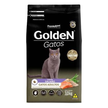 Imagem de Ração Golden Gatos Adultos sabor Salmão 3 Kg, 3024-005