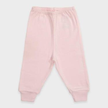 Imagem de Calça Infantil em Malha 1x1 - Baby Duck, 1, Rosa