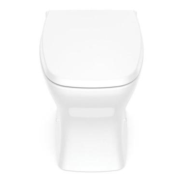Imagem de Kit 3 Vaso Sanitário Rimless com Assento PP Softclose Vip Celite Branc