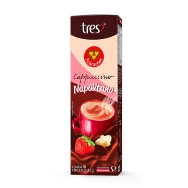Imagem de 10 Cápsulas Três Corações Cappuccino Napolitano - 2089