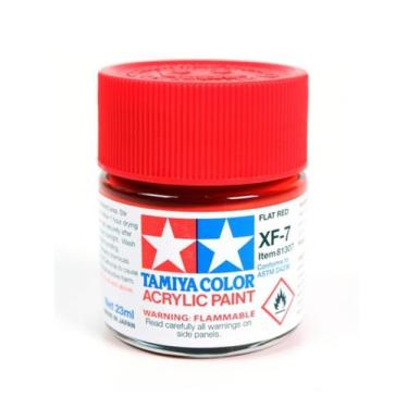 Imagem de Tinta Acrilica Red Flat 23 ml XF07 Tamiya 81307