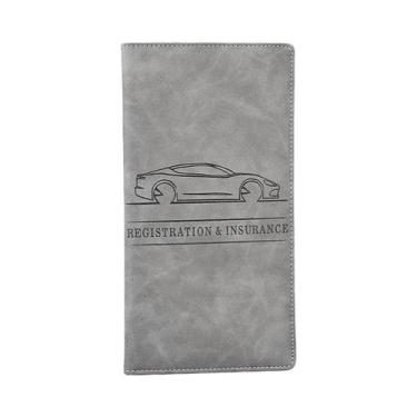 Imagem de Suporte Magnético Para Cartão De Registro E Seguro De Carro, Organizad