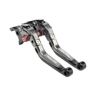 Imagem de Manetes De Freio E Embreagem CNC Ajustáveis E Dobráveis Para Motocicle