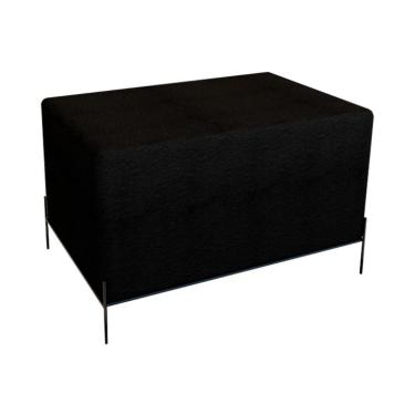 Imagem de Puff Barcelona Suede Preto