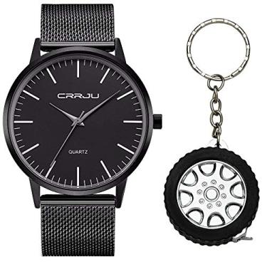 Imagem de Relógio Masculino Social Ultra Fino De Luxo Metal +