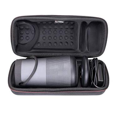 Imagem de LTGEM Capa protetora de viagem para Bose SoundLink Revolve+ ou Revolve+ (Série II) portátil e alto-falante Bluetooth 360 de longa duração (serve para suporte de carregamento, adaptador CA e cabo USB)