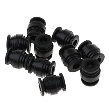 Imagem de 10pcs Vibration Shock Absorption Damping Rubber Balls for PTZ RC Quadcopter - Black, as described
