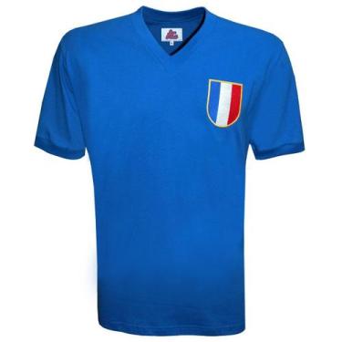 Imagem de Camisa Liga Retrô França 1968 Azul G