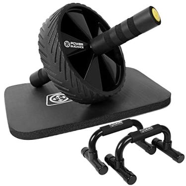Imagem de POWER GUIDANCE Rolo de roda AB com barra de flexão, equipamento de ginástica para exercícios em casa para pacote com 6 rolos de treino de abdômen e núcleo – com inovadora borracha antiderrapante, joelheira extra grossa Visite a loja Power Guidance 4,5 de 5 estrelas 2.264 classificações | 19 pergunta