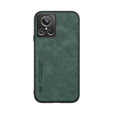 Imagem de Kepuch Silklike Capa para Oppo Realme GT2 Explorer Master - Case Placa de Metal Embutida para Oppo Realme GT2 Explorer Master - Verde