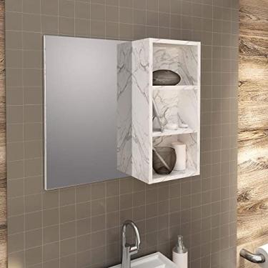 Imagem de Espelheira Suspensa para Banheiro BN3609 Mármore Branco