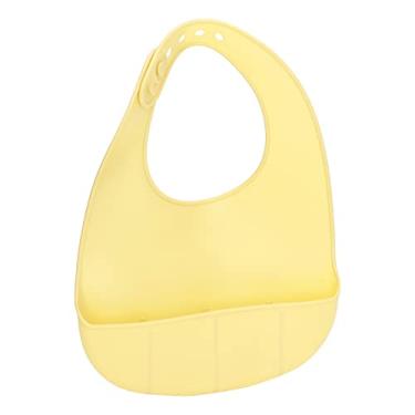 Imagem de Aventais, aventais de silicone, silicone de grau alimentício apertado (Amarelo)