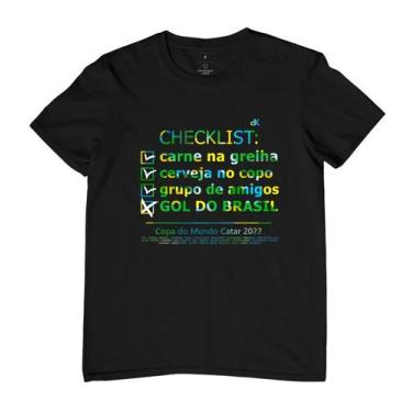 Imagem de Camiseta Masculina - Checklist - Copa Do Mundo 2022 - Duckbill