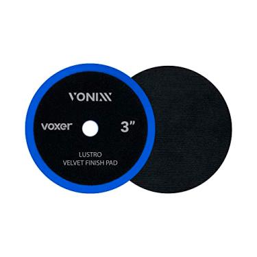 Imagem de Boina Veludo Voxer Preta Lustro 3 Vonixx. Boina de polimento automotivo, etapa lustro.