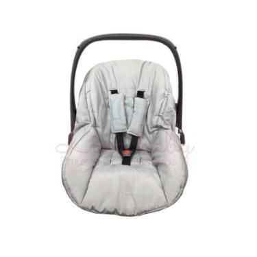 Imagem de Capa Para Bebê Conforto Modelo Universal Cinza - Lika Baby