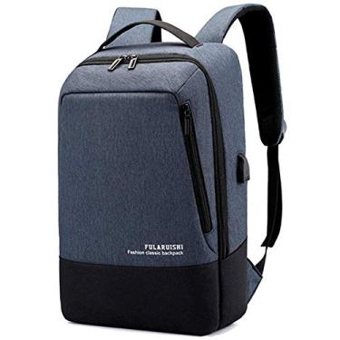 Imagem de Mochila Laptop Mochila Usb Carregamento Computador Empresarial Bolsa Grande Capacidade De Tecido Oxford Mochila Casual