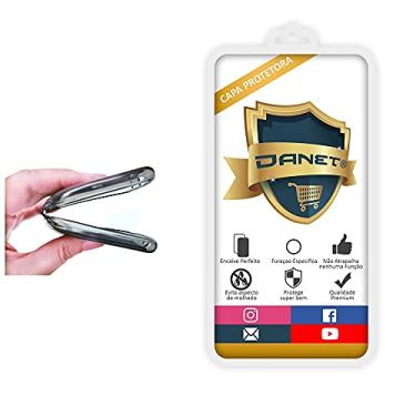 Imagem de Capa Capinha Para Samsung Galaxy S21 Plus com Tela de 6.7" Polegadas Capinha Transparente Case Clear Ultra Fina Silicone - Danet (Preto Fum�)