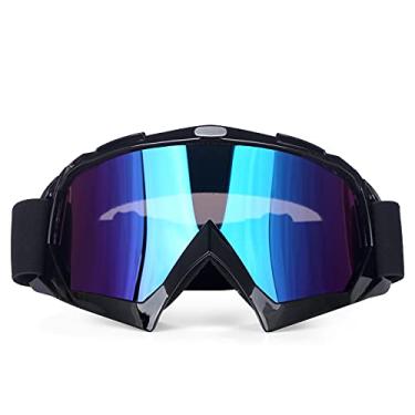 Imagem de Motorcycle Goggles Dirt Bike Googles Anti Scrach Goggles Ridding Off road Goggles Anti fog Motorcross Goggles Over the Glasses Youth ATV Goggles for Outdoor Sports Safety Goggles