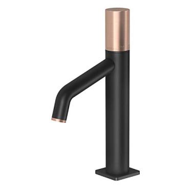 Imagem de Misturador Monocomando para Banho Black Matte e Rose Gold