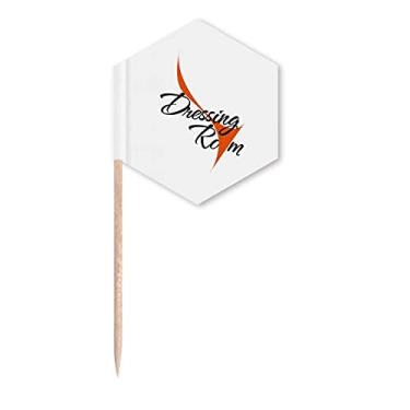 Imagem de Bandeiras de palitos de maquiagem diferencial, palitos de cupcake, festa celebração