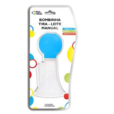 Imagem de Pais & Filhos - Bombinha Tira-Leite Manual - Azul